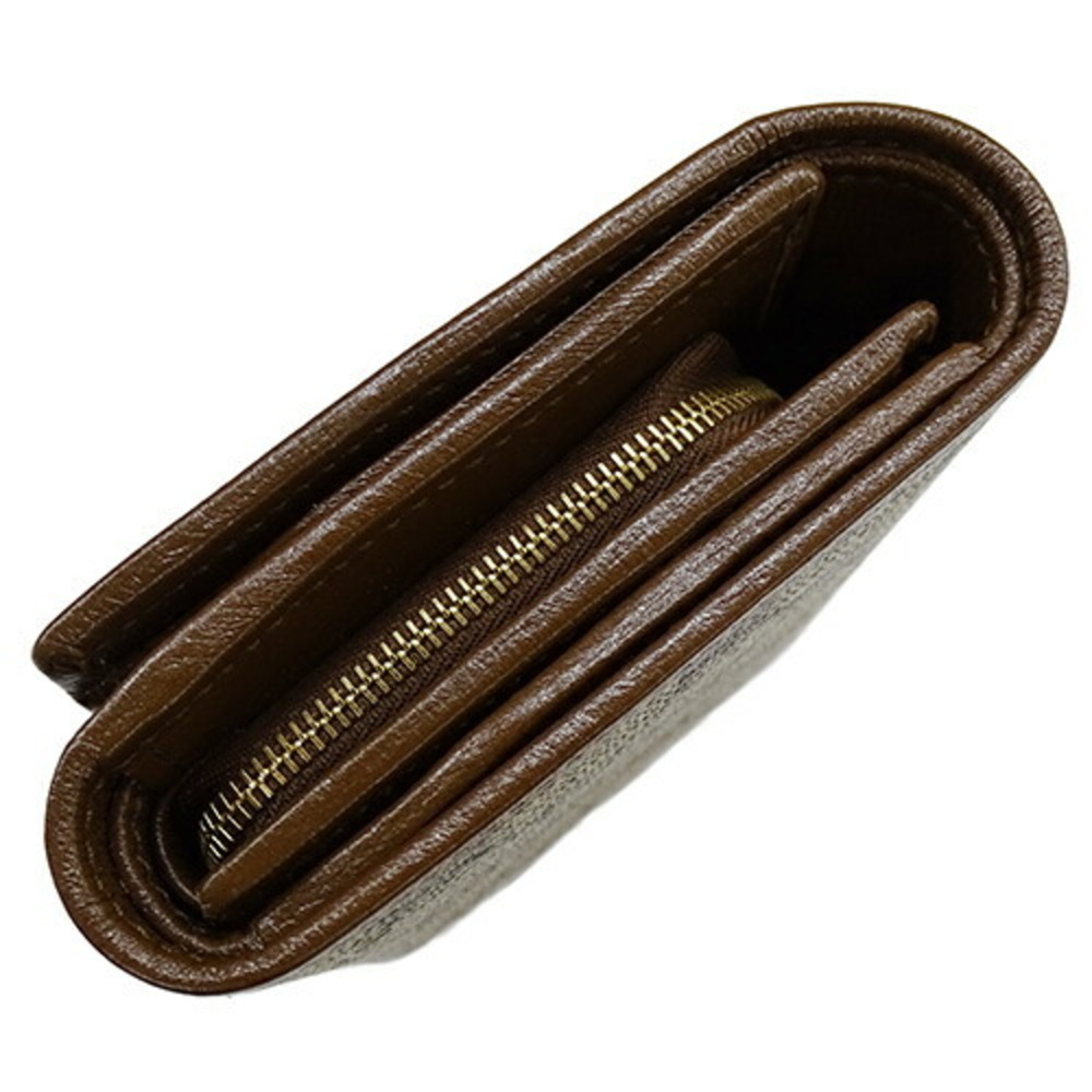 GUCCI Wallet Horsebit GG Supreme Canvas Brown 621891 - Picture 4 of 12